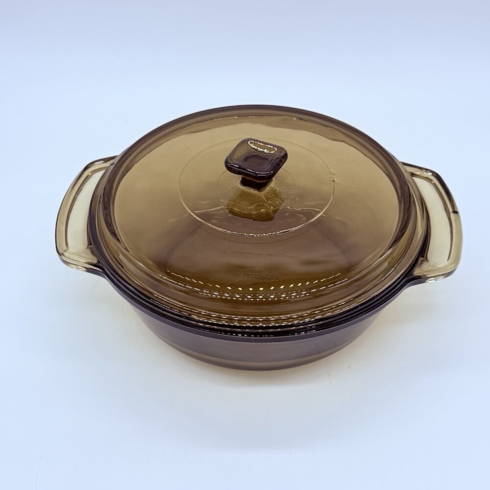 Lovenware 2 Quart Casserole with Lid  Amber